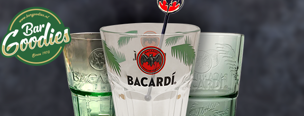 originele bacardi glazen